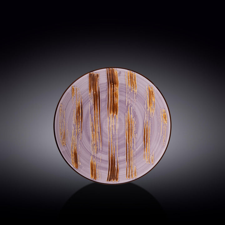 Wilmax Color Boom Scratch Round Plate – Fine Porcelain Dinnerware - Lavender - WL-668712/A