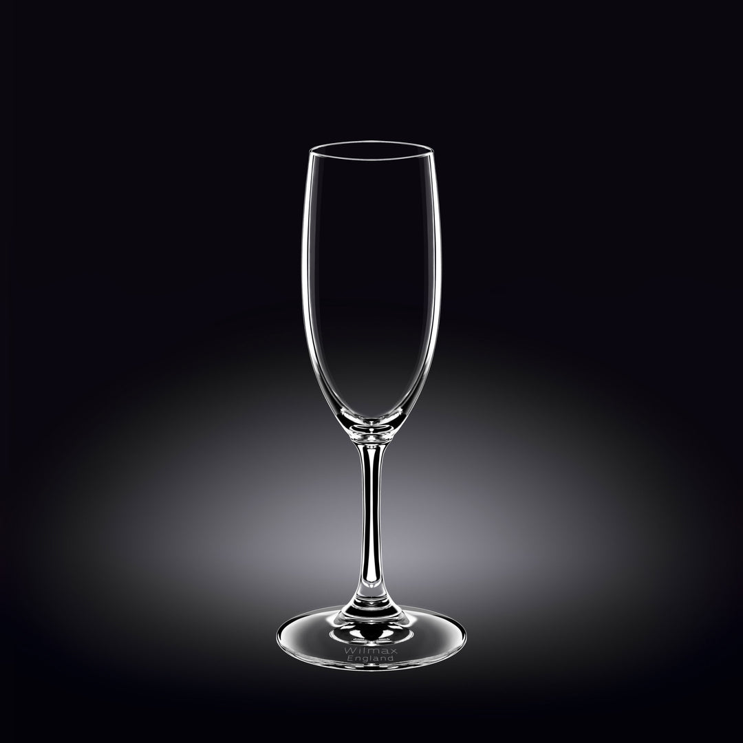 Wilmax Crystalline Champagne Flute – 220 ml