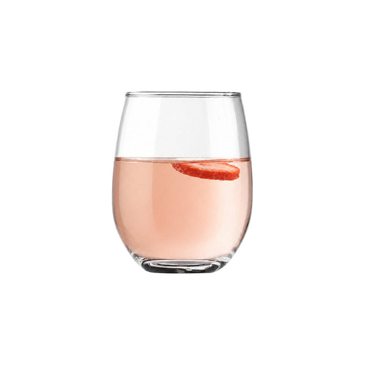 Uniglass Queen Stemless Water Glass – 46.5 cl with styled drink