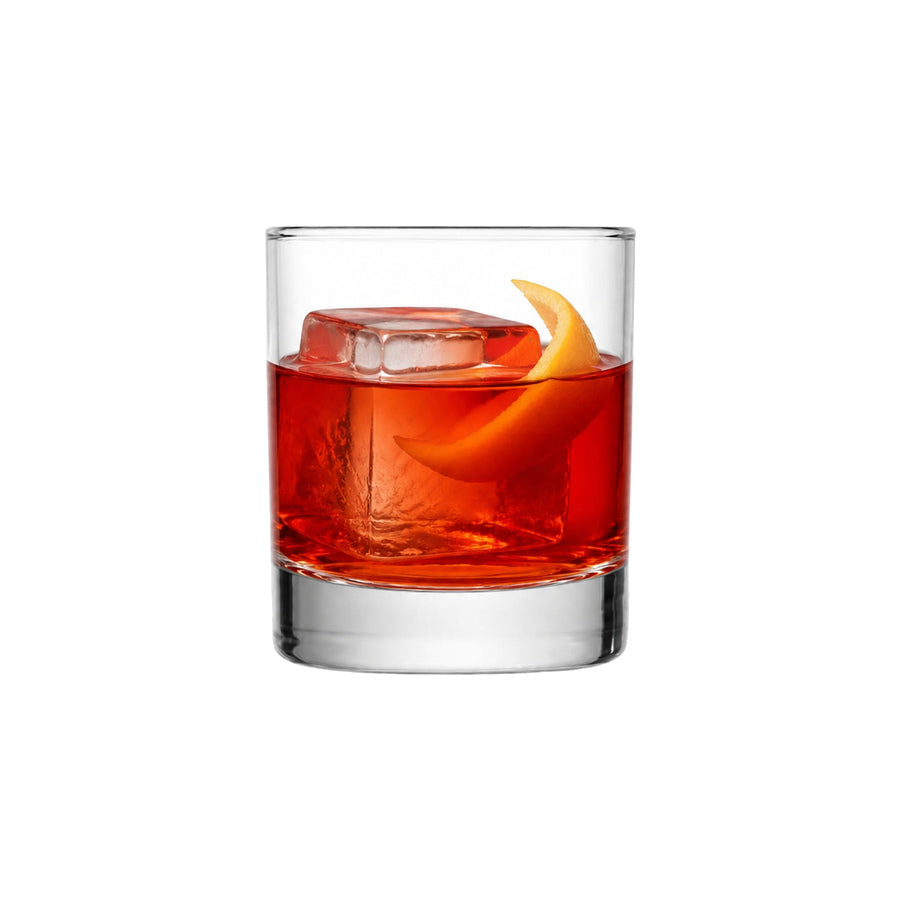 Uniglass Classico Whisky Glass – 29 cl with styled drink
