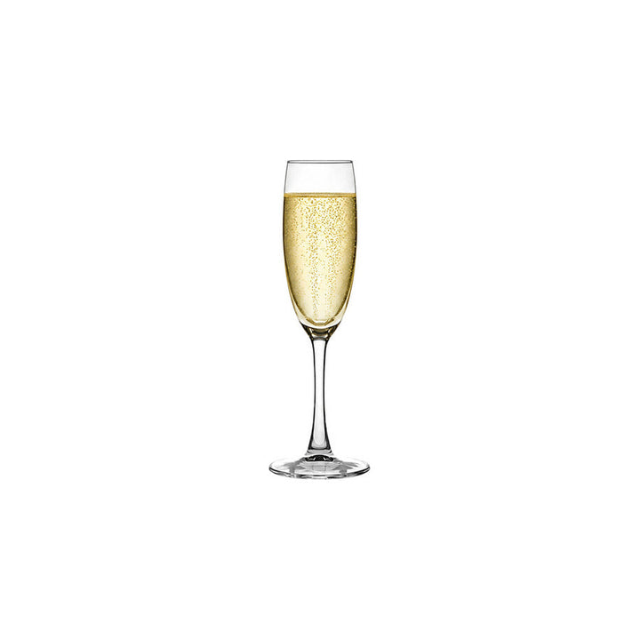 Uniglass Elixir Champagne Flute – 19 cl with styled drink