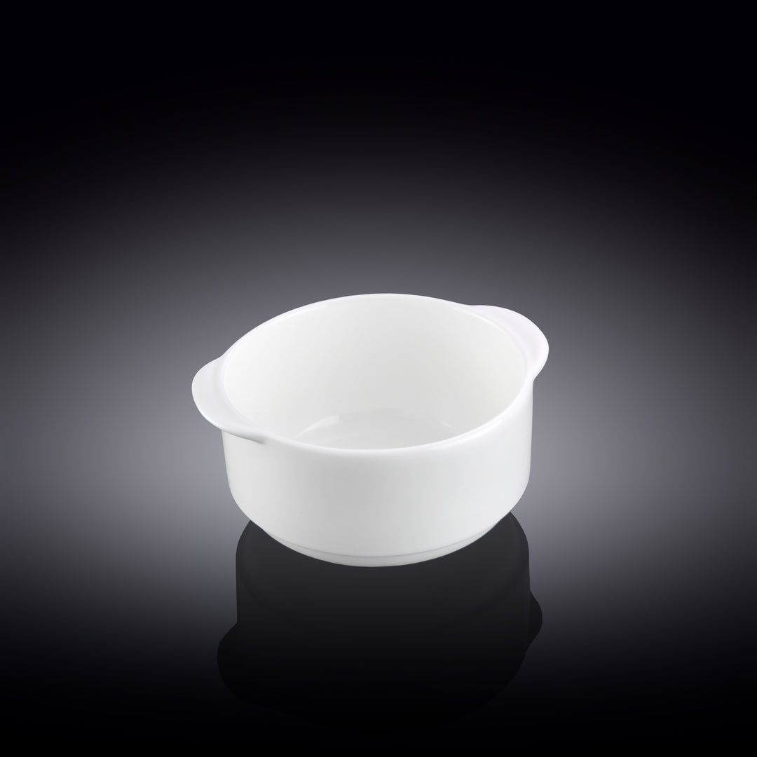 Wilmax Fine Porcelain White Soup Cup 330 ml