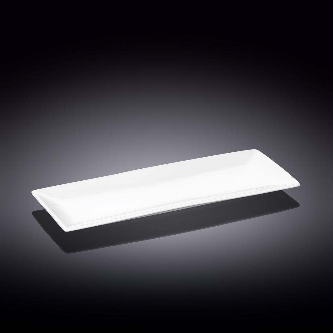 Wilmax White Sushi Canape Dish - WL-992015/A