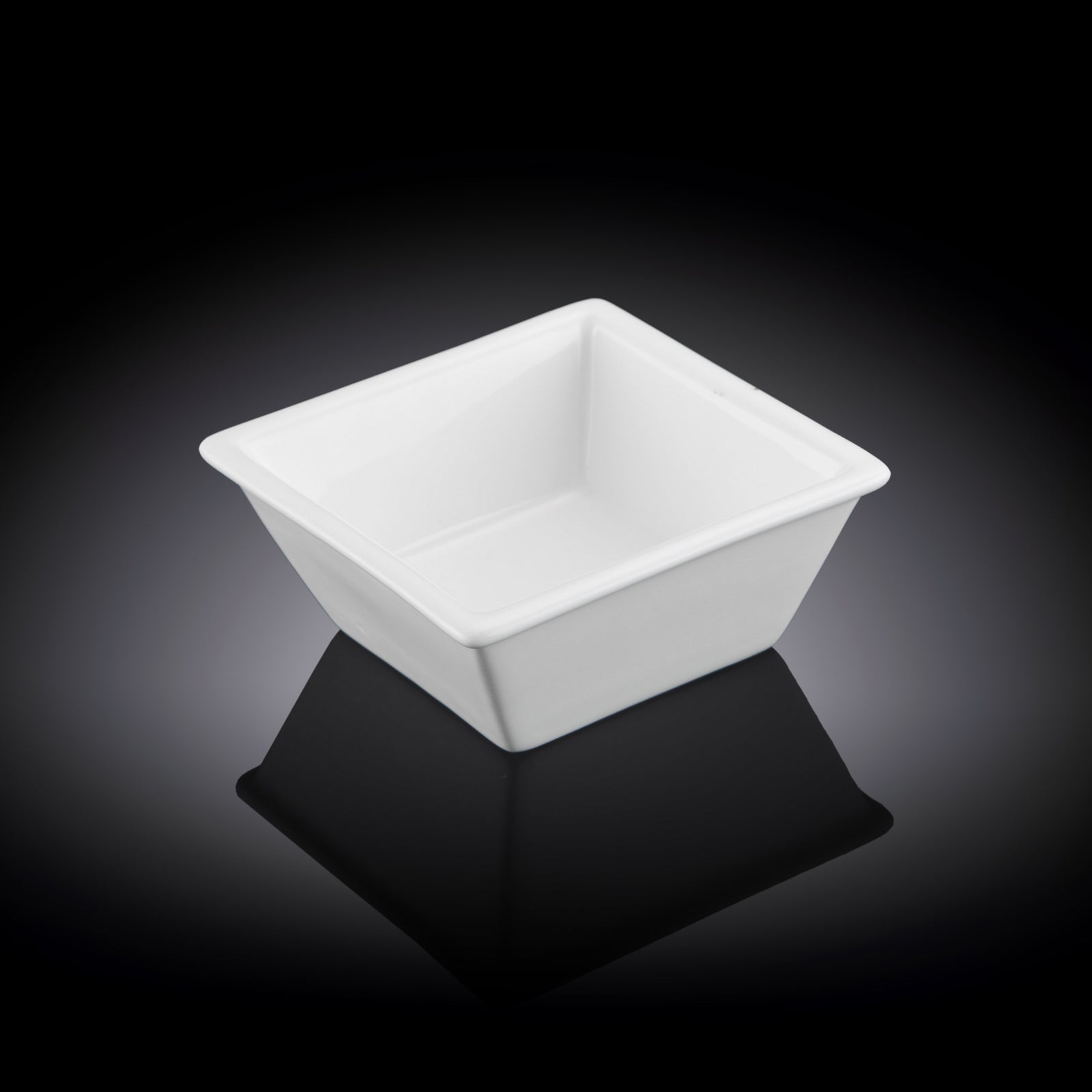 Wilmax White Square Dish - 7.5 x 7.5 x 3.5 cm / 90 ml