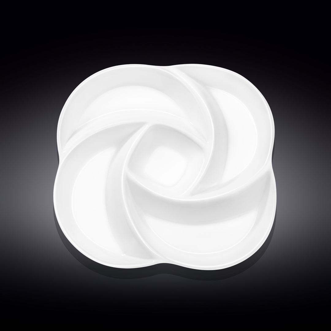 Wilmax White Divided Dish - 30 cm