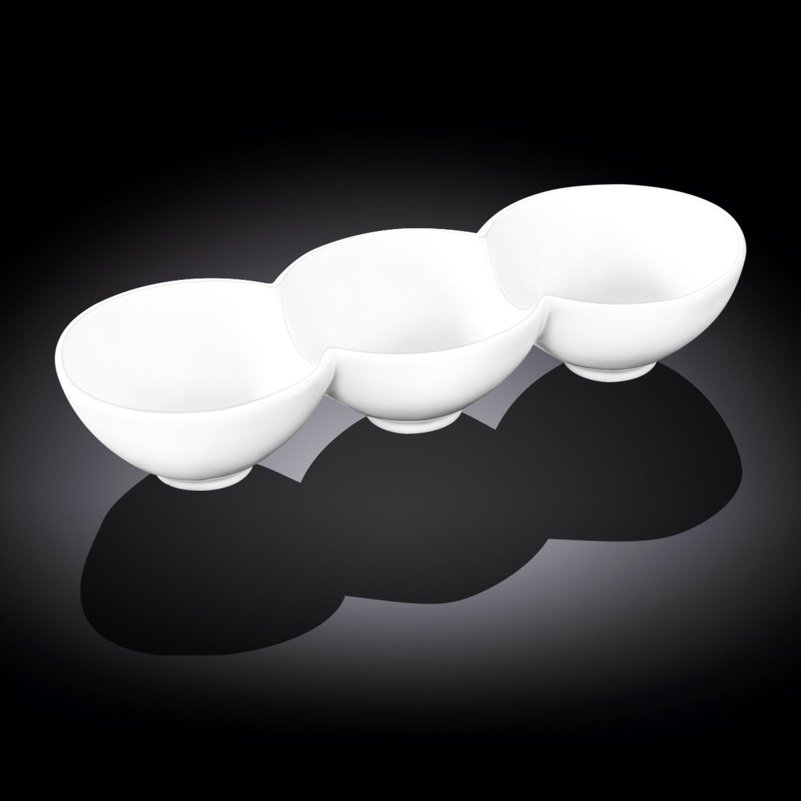 Wilmax White Divided Dish - WL-992601/A