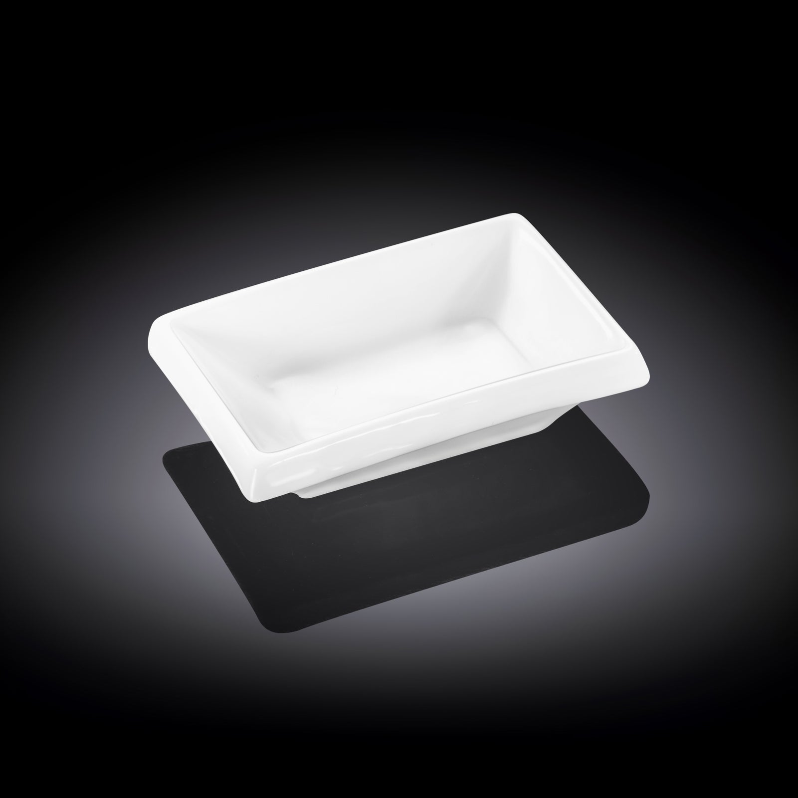 Wilmax White Sauce Dish - 9 x 6 cm