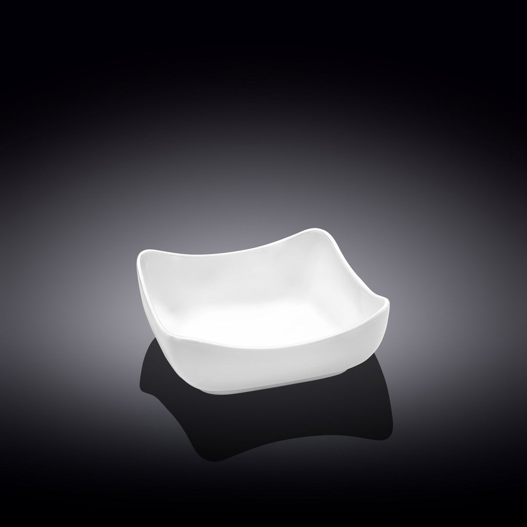Wilmax England Square White Porcelain Bowl 11.5x11.5 cm 300 ml