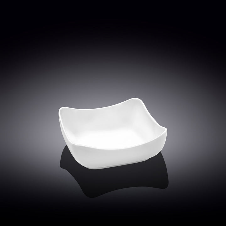 Wilmax England Square White Porcelain Bowl 11.5x11.5 cm 300 ml