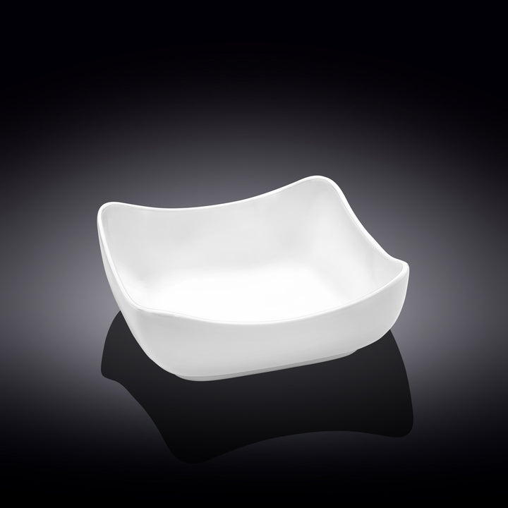 Wilmax England Square White Porcelain Bowl 19x19 cm 1200 ml