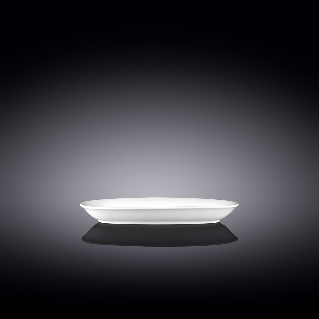 Wilmax White Deep Superellipse Dish - detail view