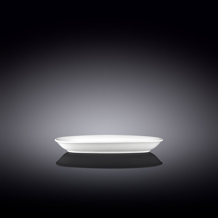 Wilmax White Deep Superellipse Dish - detail view