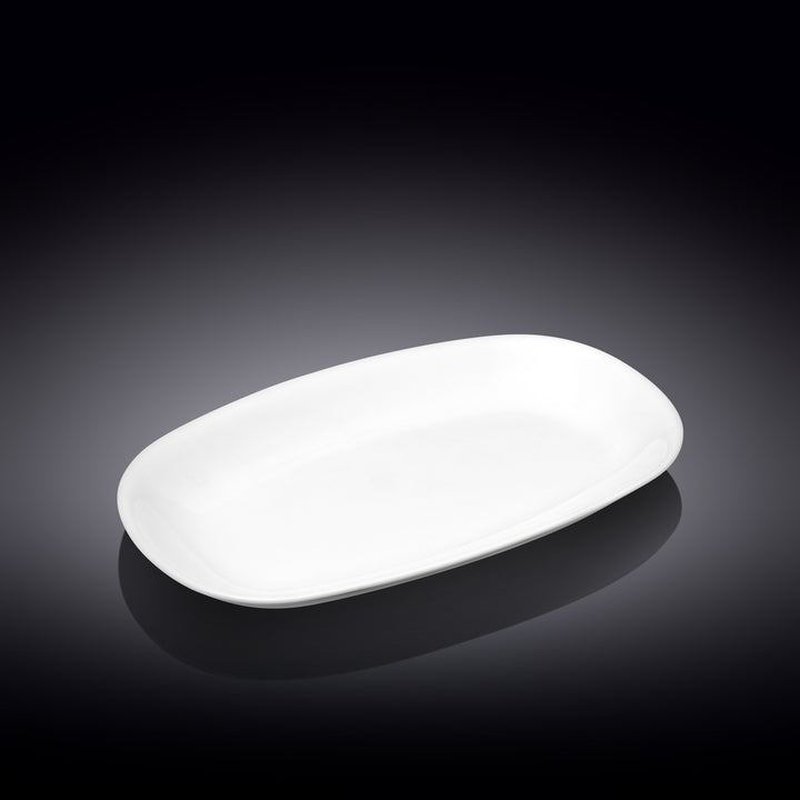 Wilmax White Deep Superellipse Dish - 25 x 14.5 cm