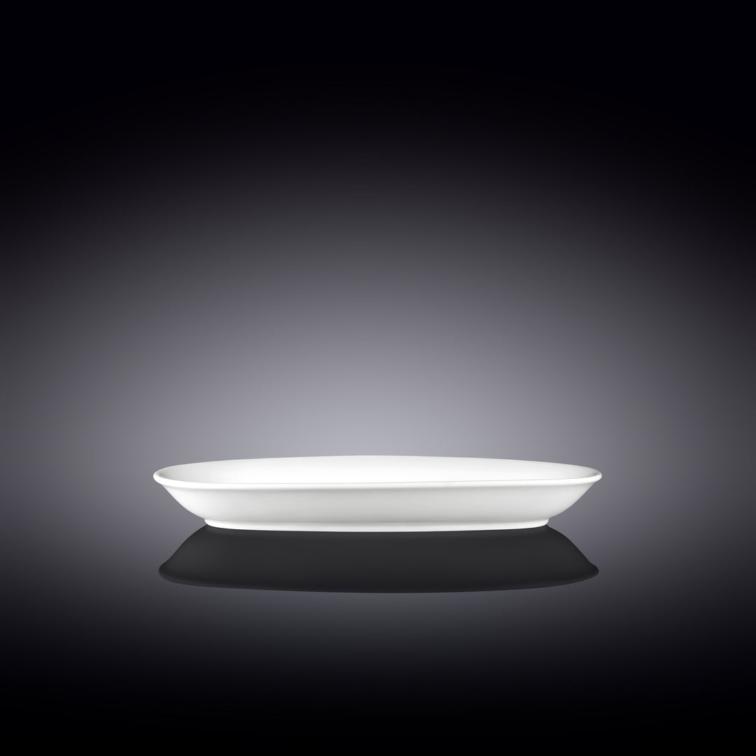 Wilmax White Deep Superellipse Dish - top view