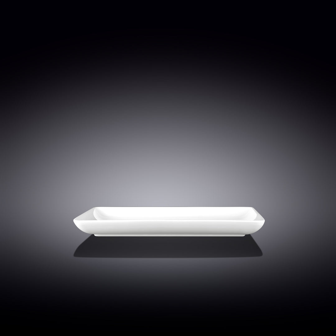 Wilmax White Rectangular Dish - detail view