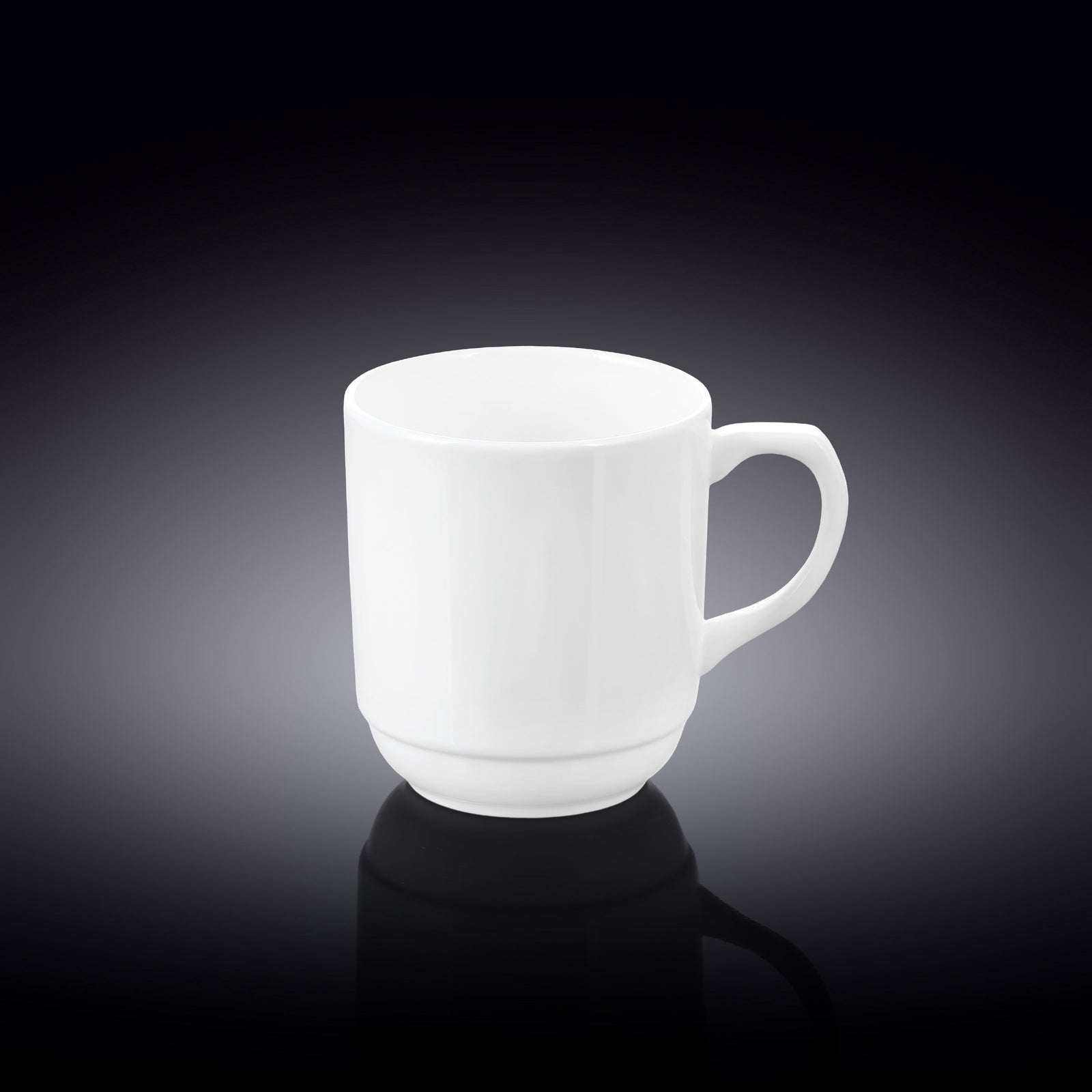 Wilmax White Porcelain Mug - 320 ml - White