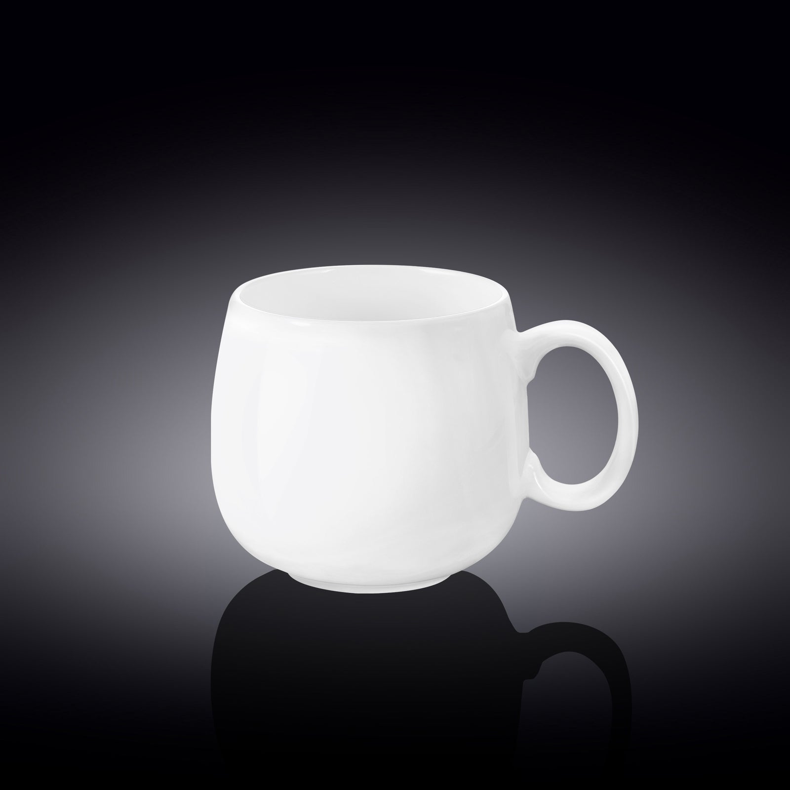Wilmax White Porcelain Mug - 400 ml - White