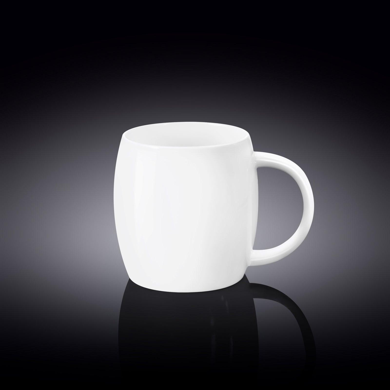 Wilmax White Porcelain Mug - 400 ml - White