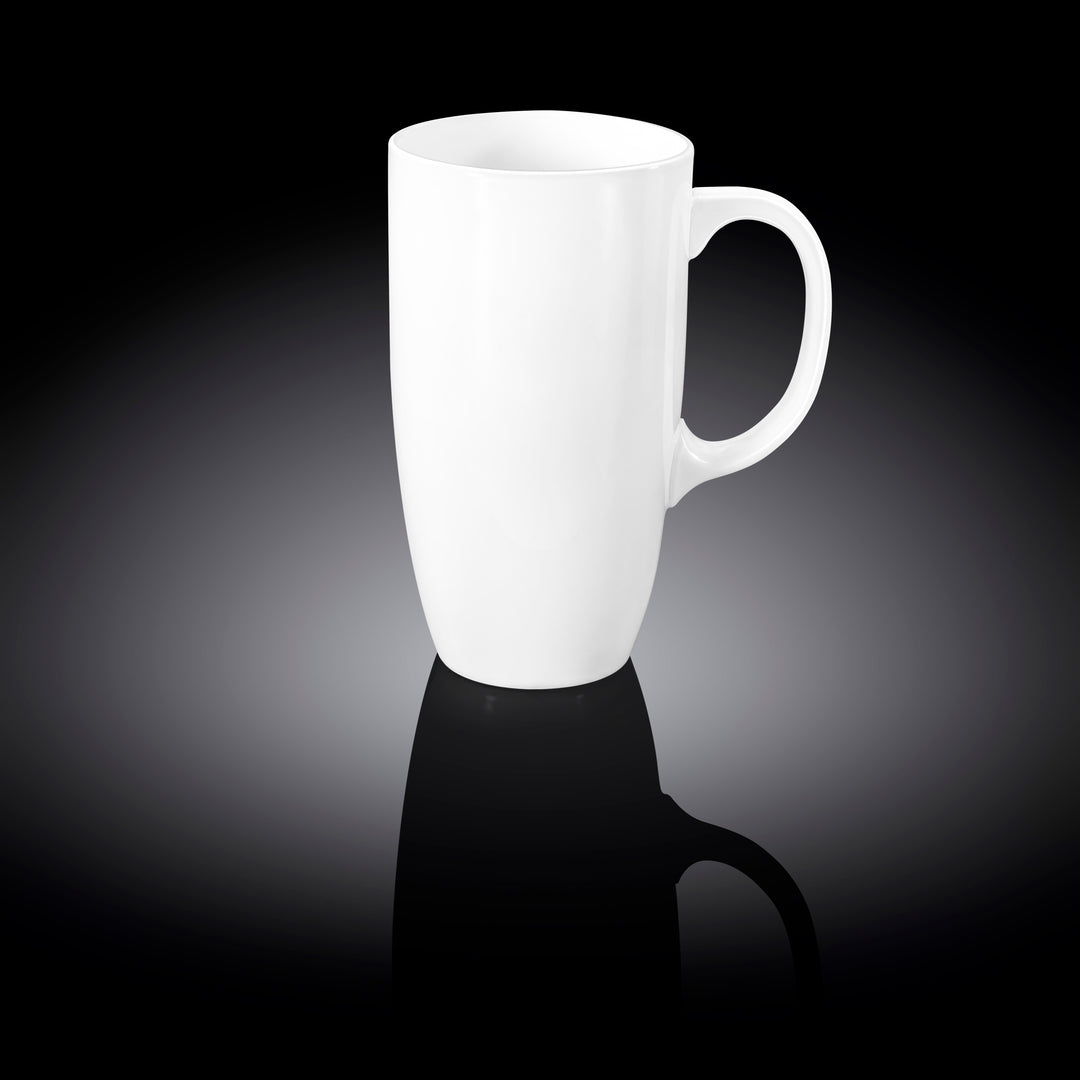 Wilmax White Porcelain Mug - 630 ml - White