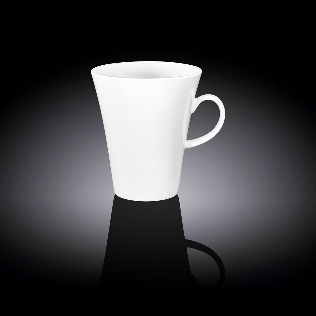 Wilmax White Porcelain Mug - 400 ml - White