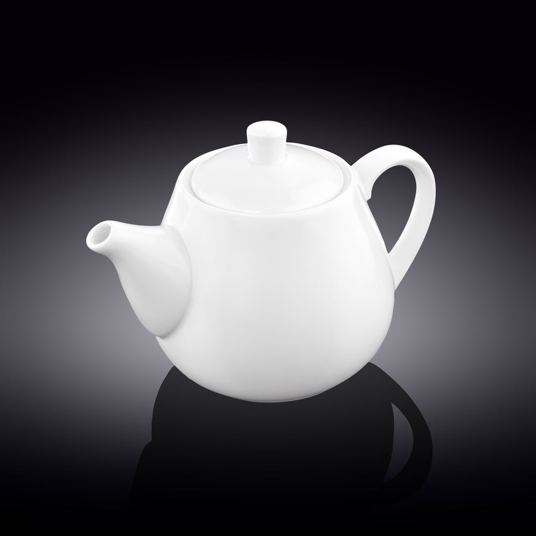 Wilmax White Porcelain Tea Pot - 700 ml - White