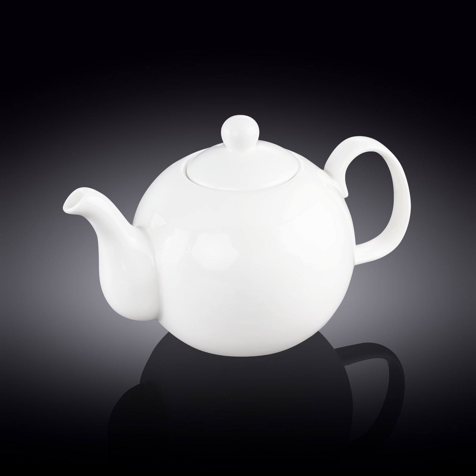 Wilmax Olivia White Porcelain Tea Pot - 800 ml - White