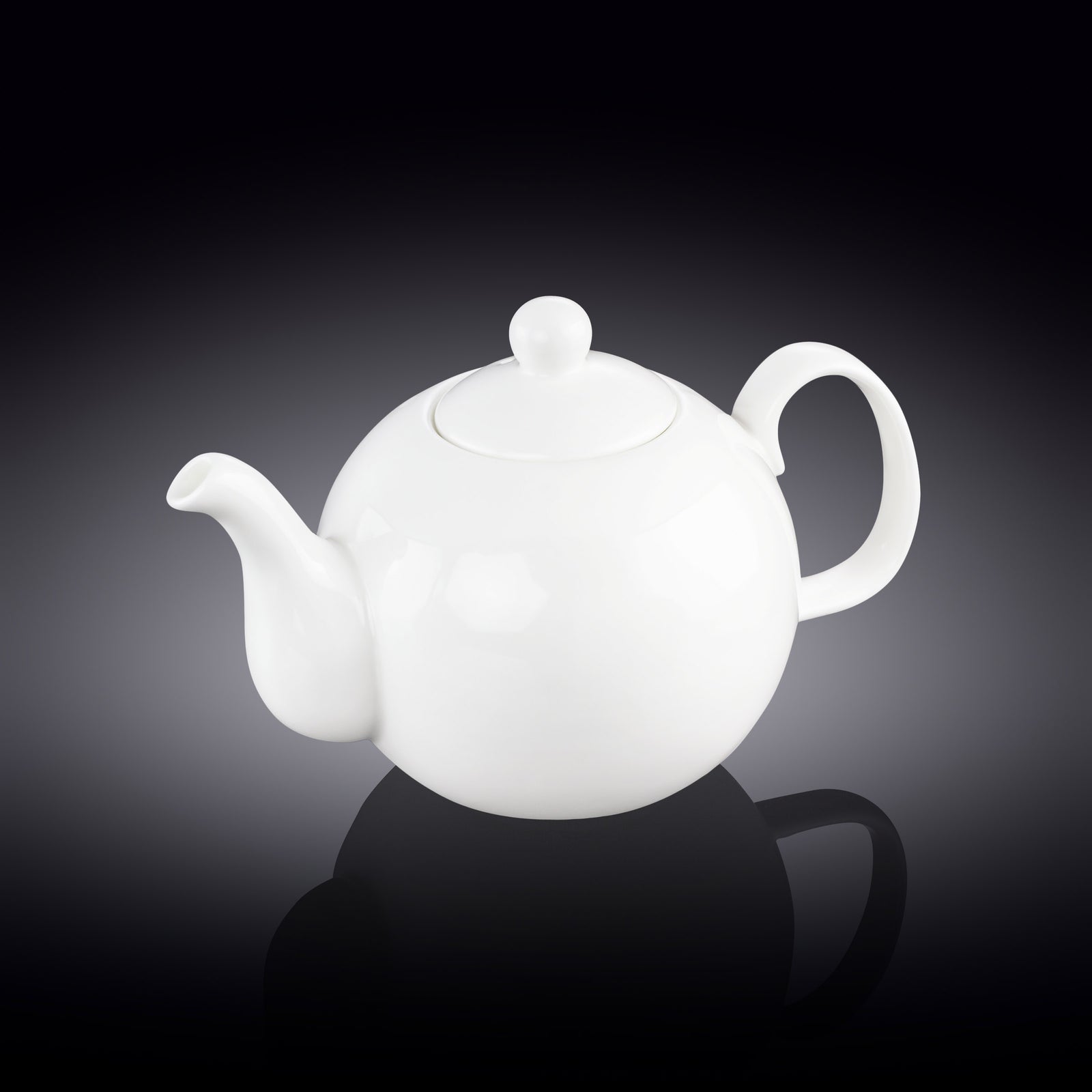 Wilmax Olivia White Porcelain Tea Pot - 500 ml - White