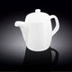 Wilmax White Porcelain Tea Pot - 1000 ml - White