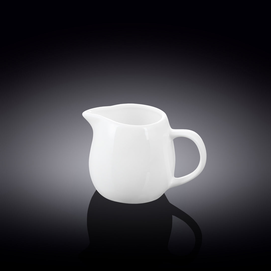 Wilmax White Porcelain Creamer - 150 ml - White