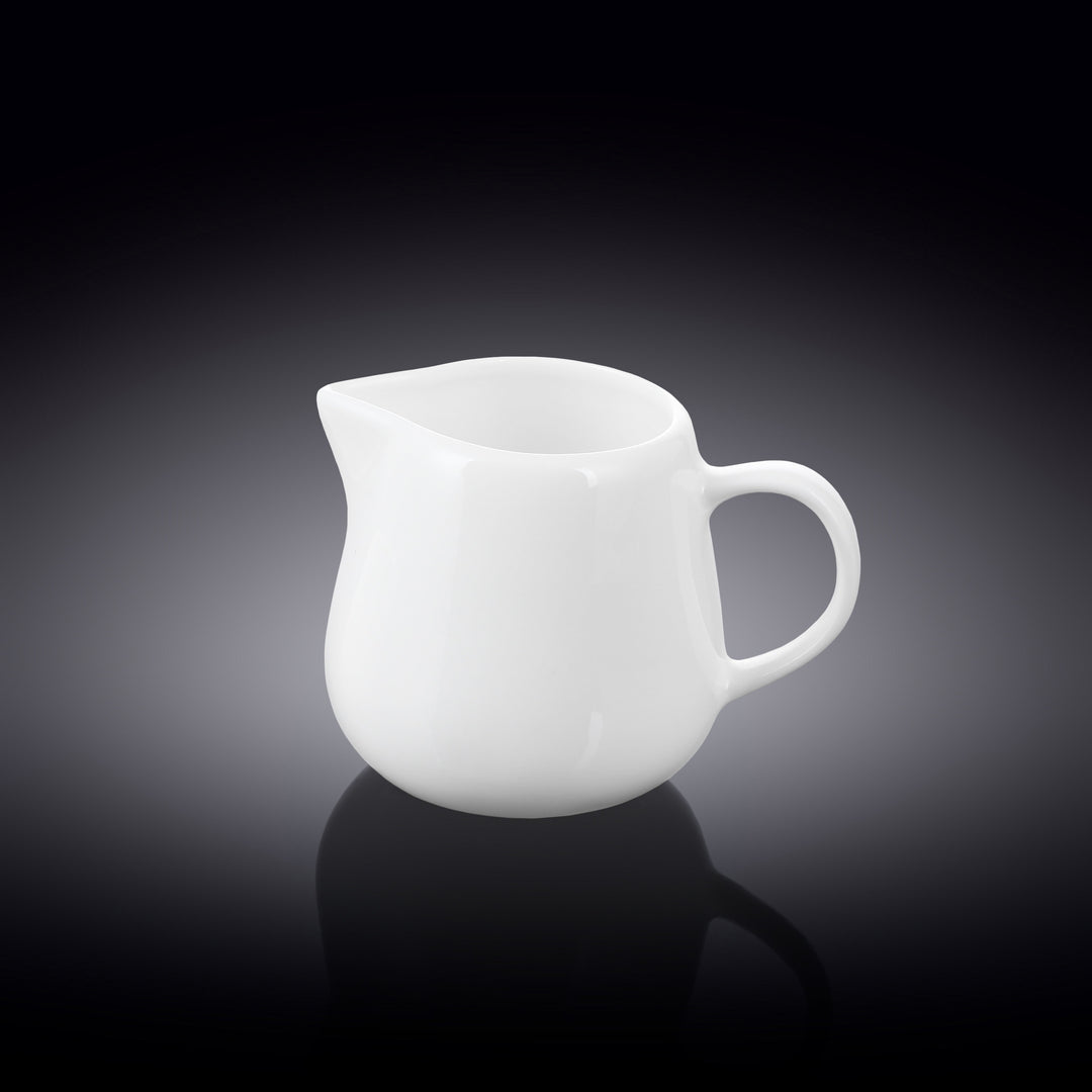 Wilmax White Porcelain Creamer - 200 ml - White