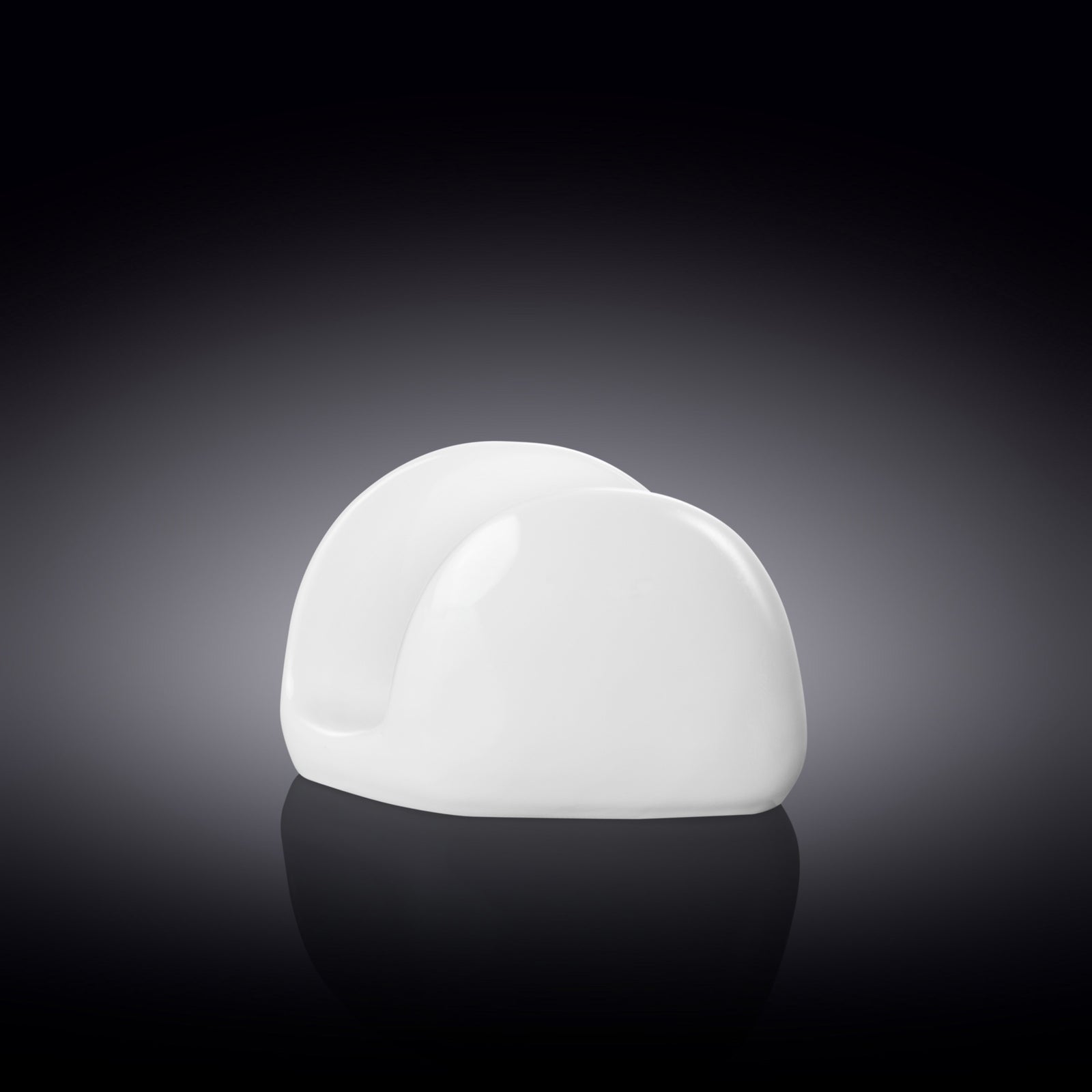 Wilmax White Porcelain Napkin Holder - White