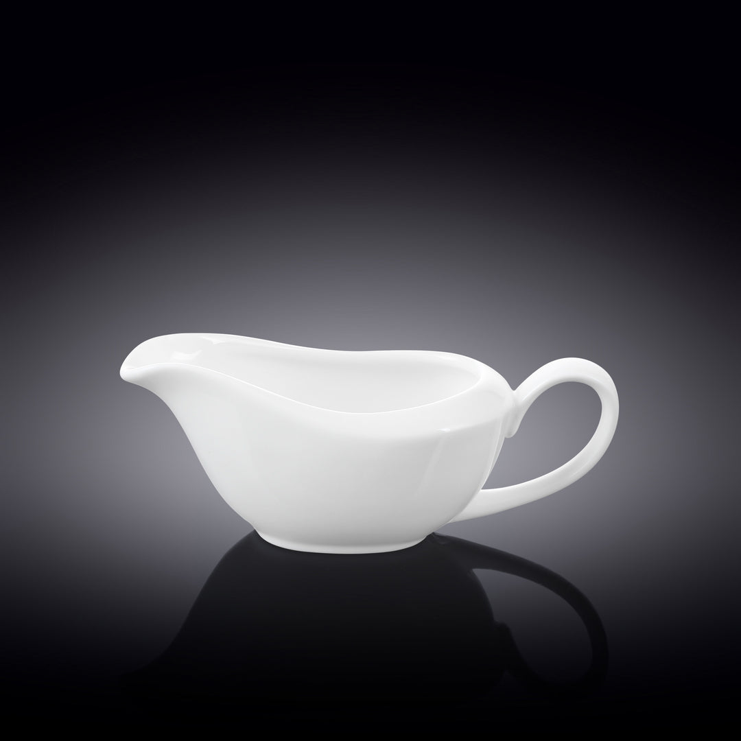 Wilmax Fine Porcelain White Sauce Boat 400 ml