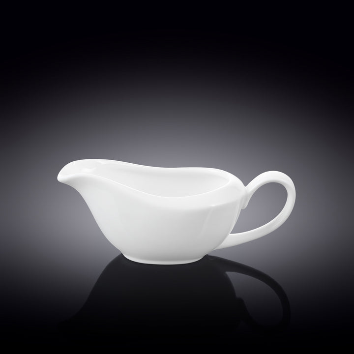 Wilmax Fine Porcelain White Sauce Boat 400 ml