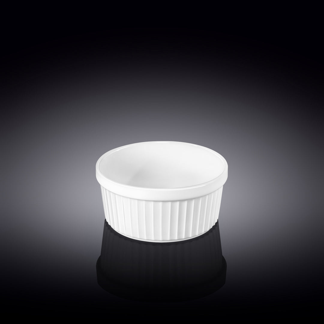 Wilmax England White Fine Porcelain Ramekin 12x5.5 cm 400 ml