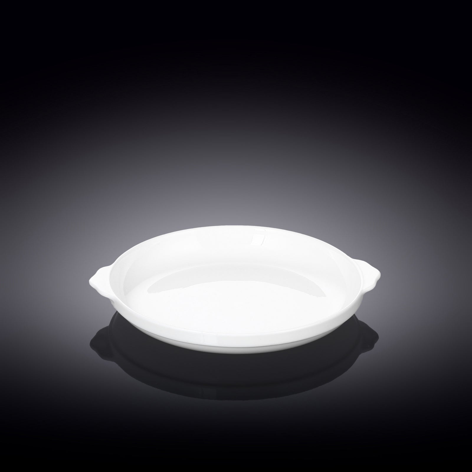 Wilmax White Fine Porcelain Round Baking Dish – 20–23 cm - 20 cm