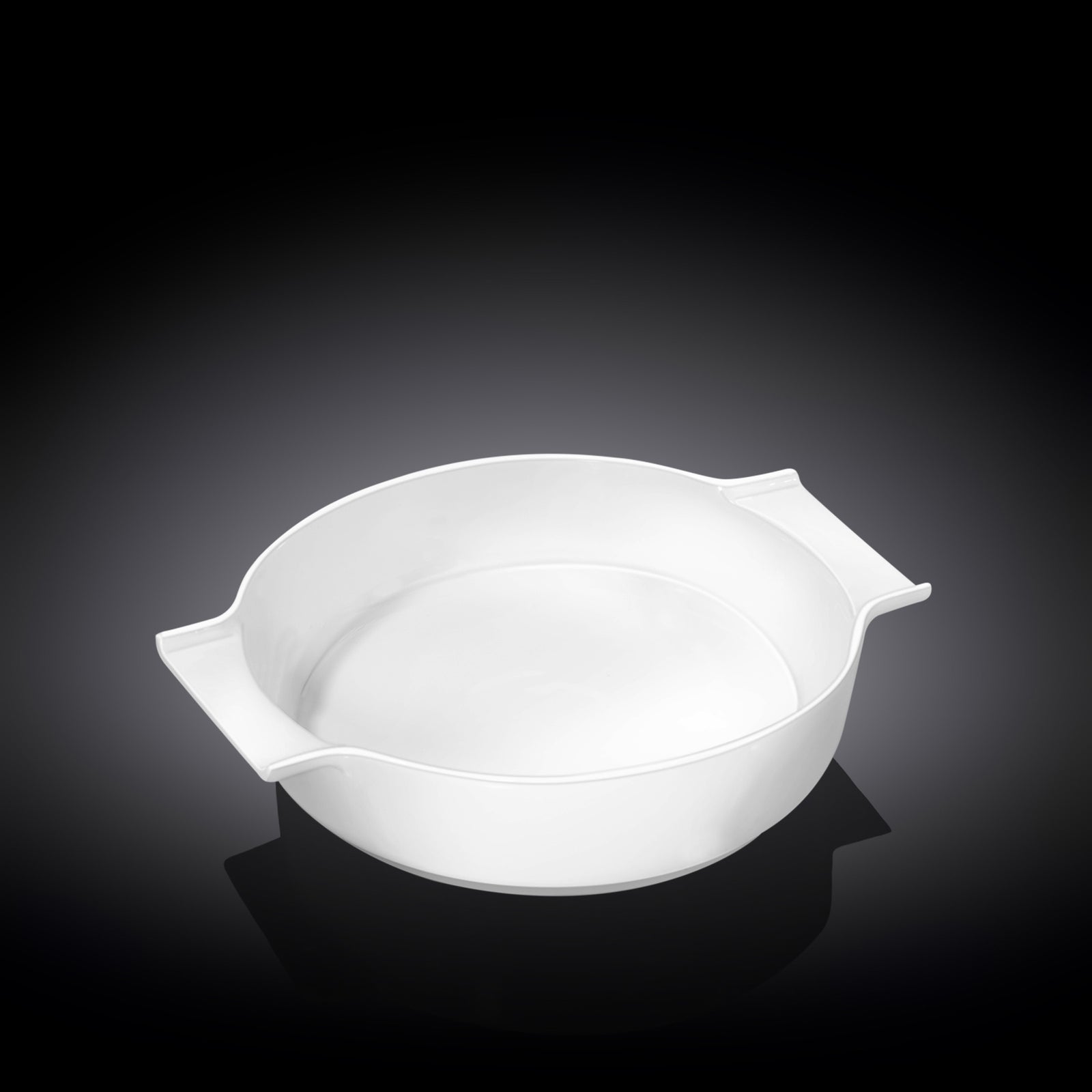 Wilmax White Fine Porcelain Baking Dish with Handles – 650 ml - 20.5 x 17 x 5 cm - 650 ml