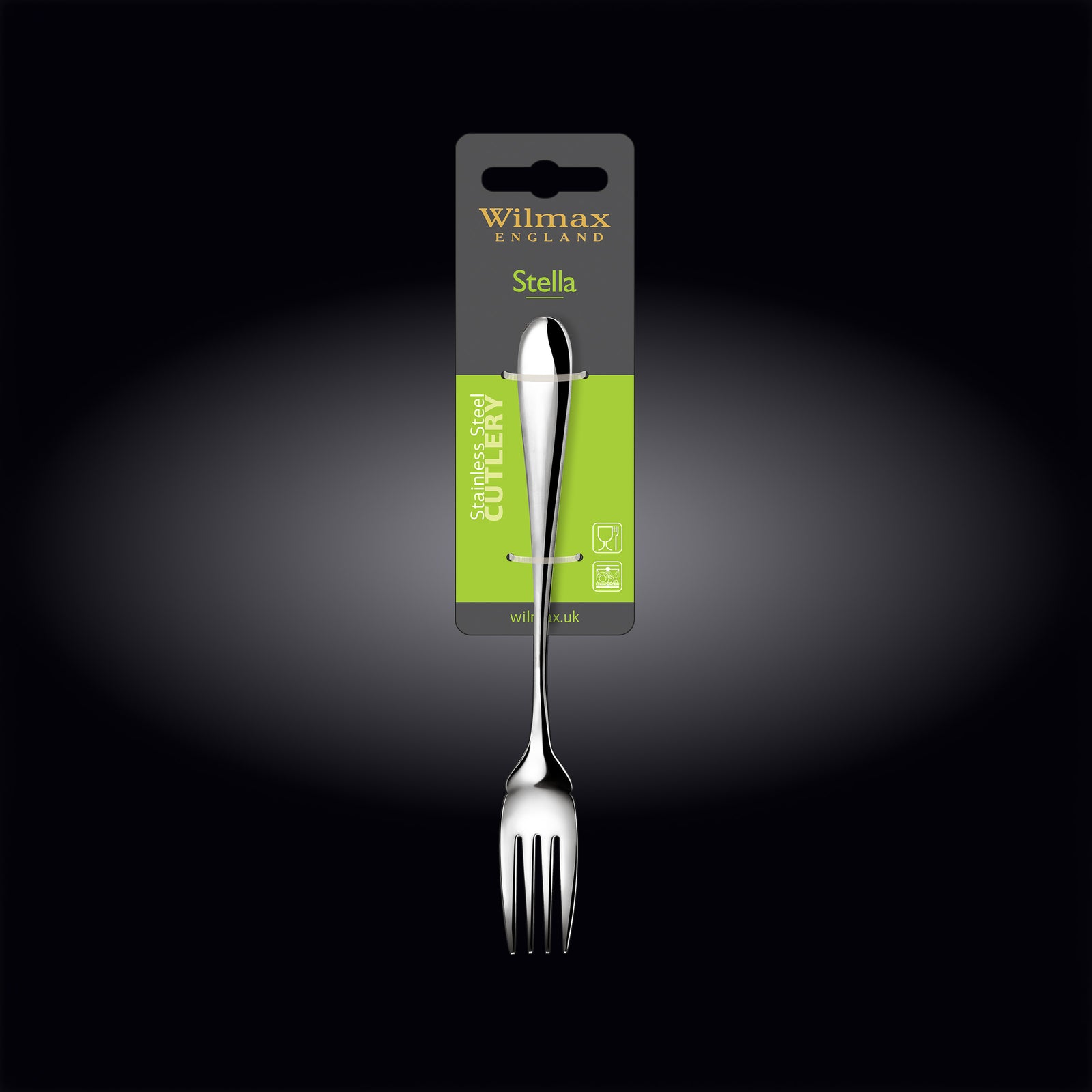 Wilmax Stella Stainless Steel Fish Fork - alternate view