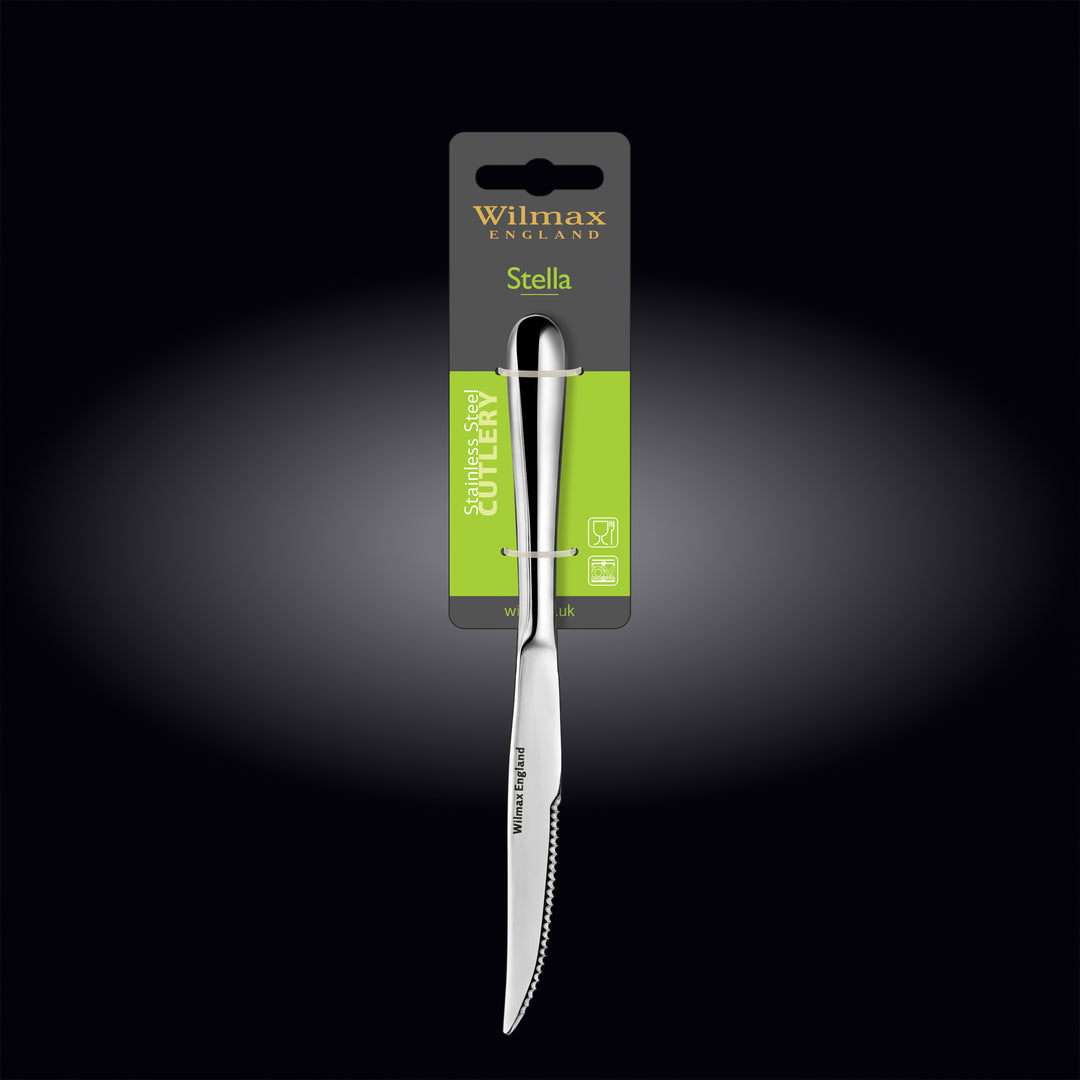 Wilmax Stella Stainless Steel Steak Knife - alternate view