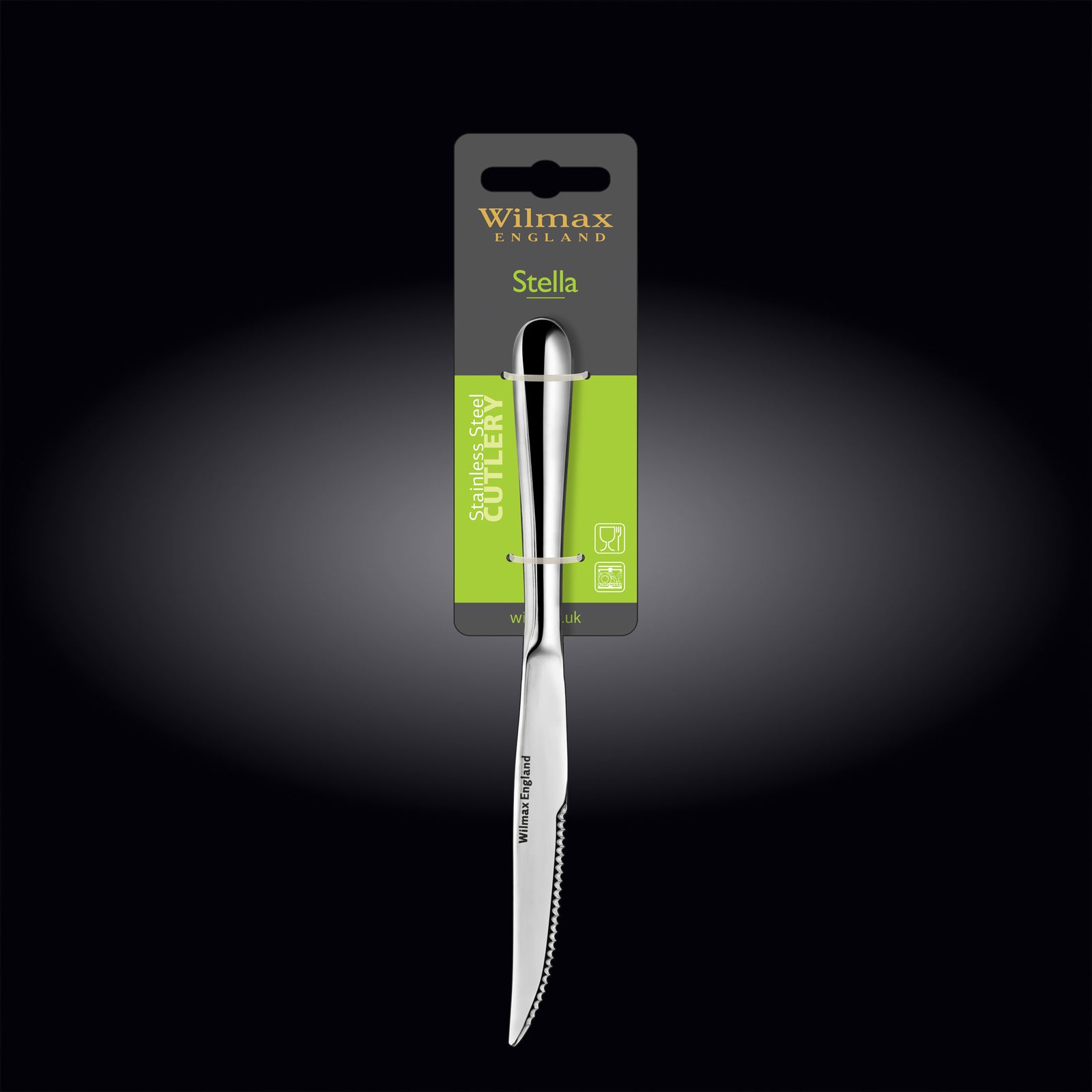 Wilmax Stella Stainless Steel Steak Knife - alternate view