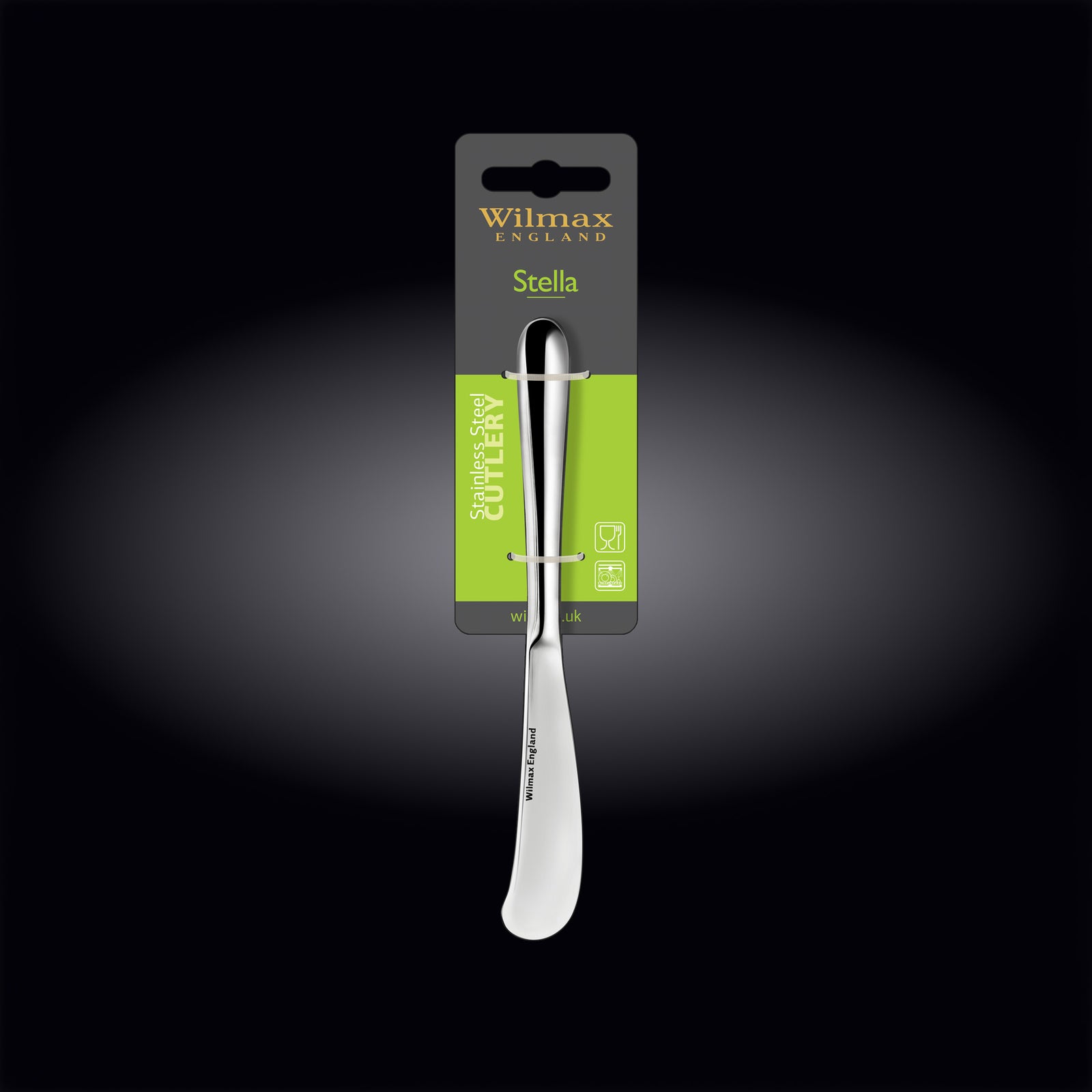 Wilmax England Stella Stainless Steel Butter Knife - additional product image