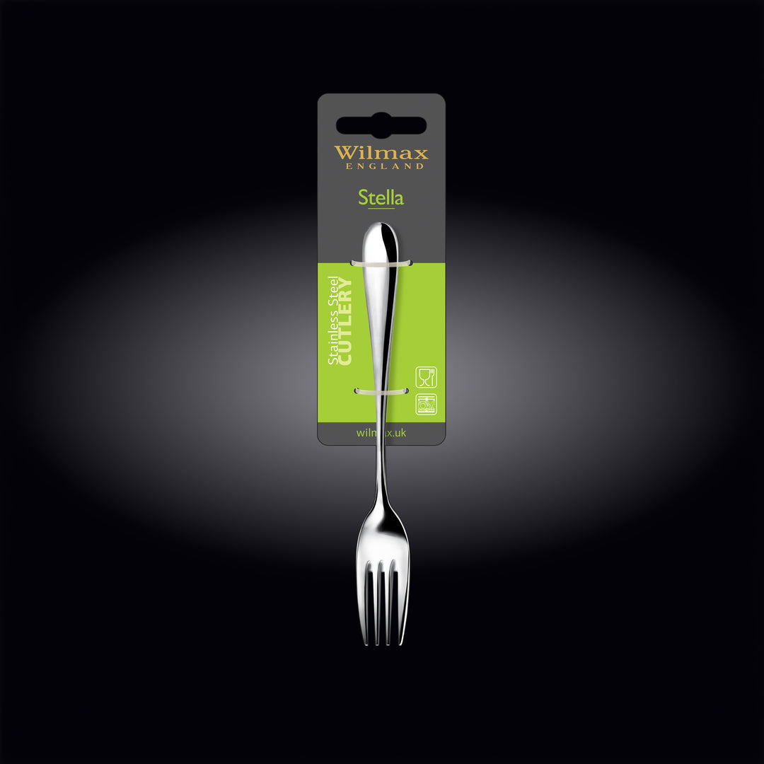 Wilmax Stella stainless steel dessert fork – additional view