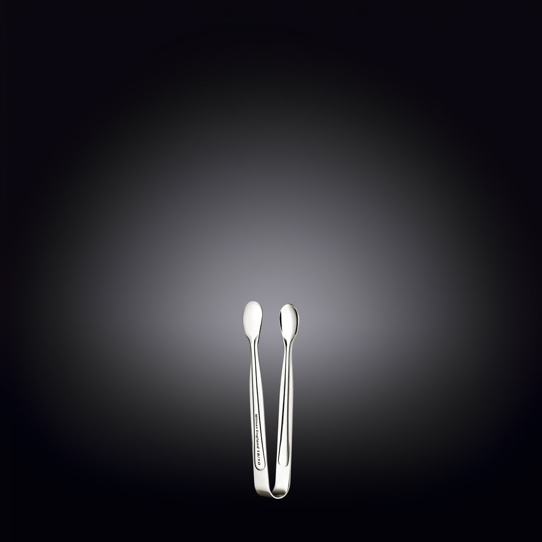 Wilmax England Stella Stainless Steel Sugar Tongs - Sugar Tongs Silver