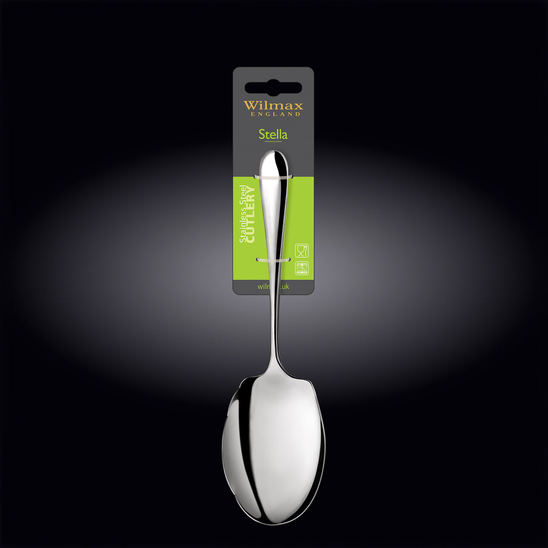 Wilmax England Stella Stainless Steel Rice Serving Spoon - additional product image