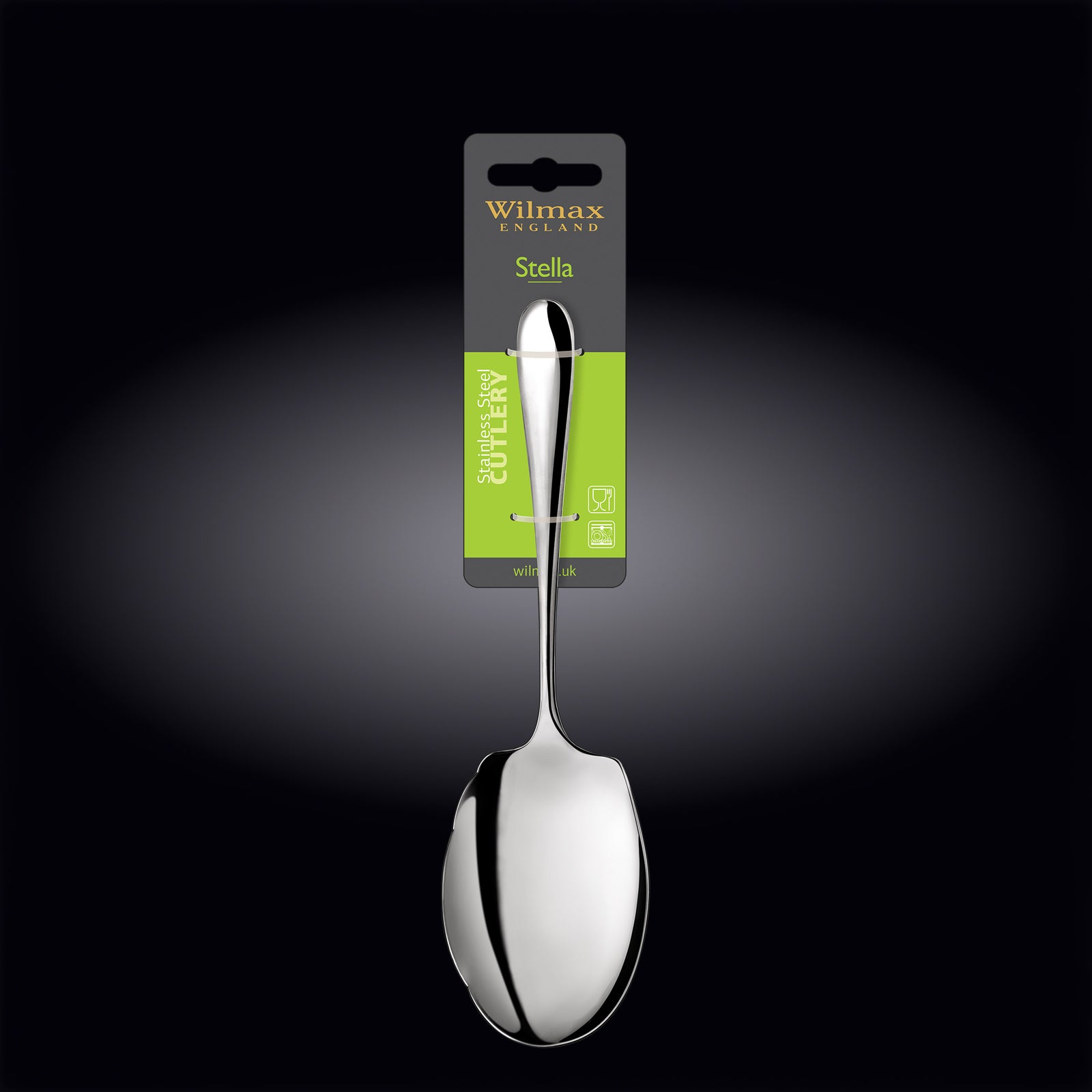 Wilmax England Stella Stainless Steel Rice Serving Spoon - additional product image