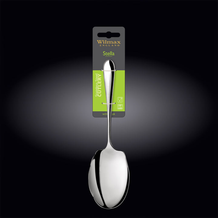 Wilmax England Stella Stainless Steel Rice Serving Spoon - additional product image