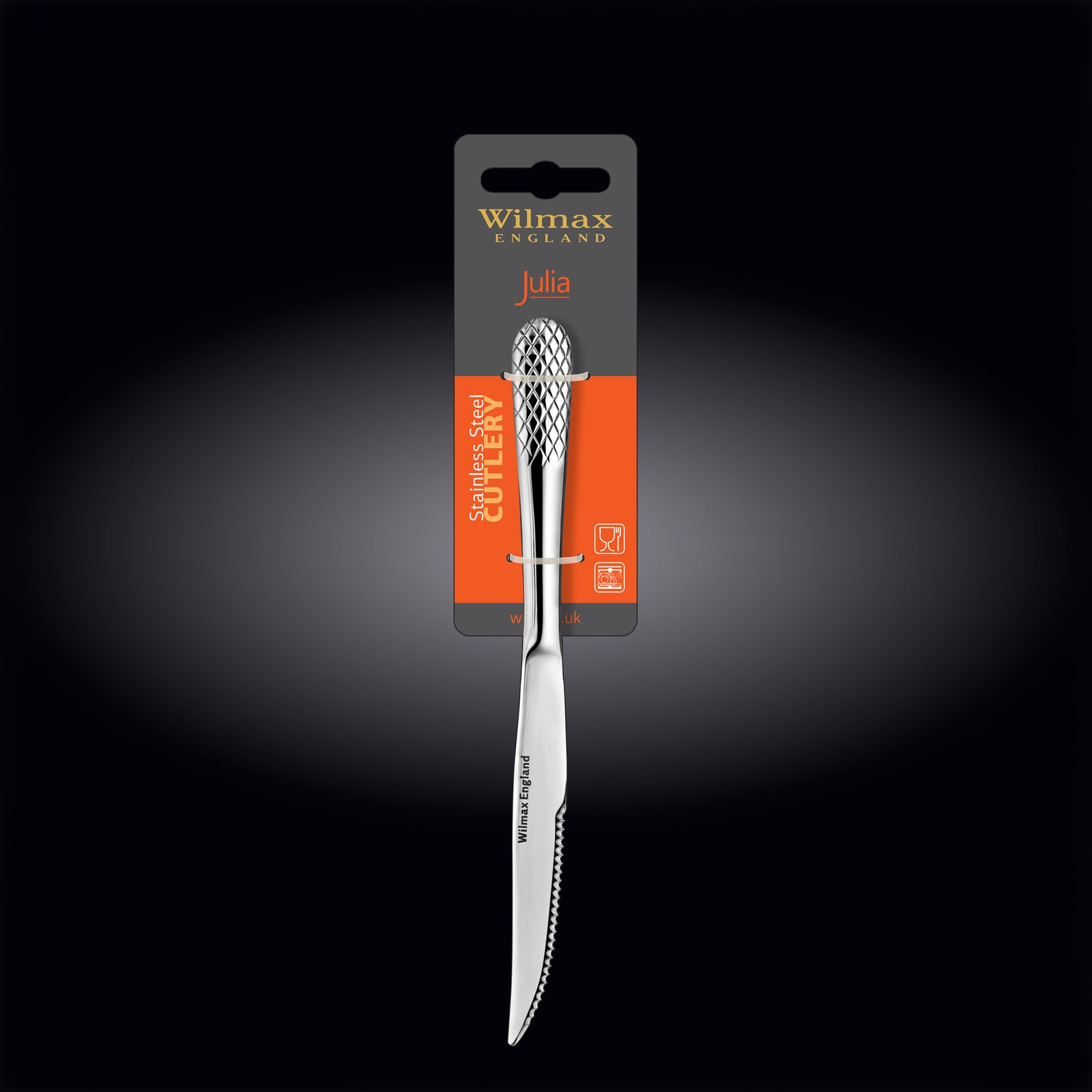 Wilmax England Diamond Stainless Steel Knives - additional product image