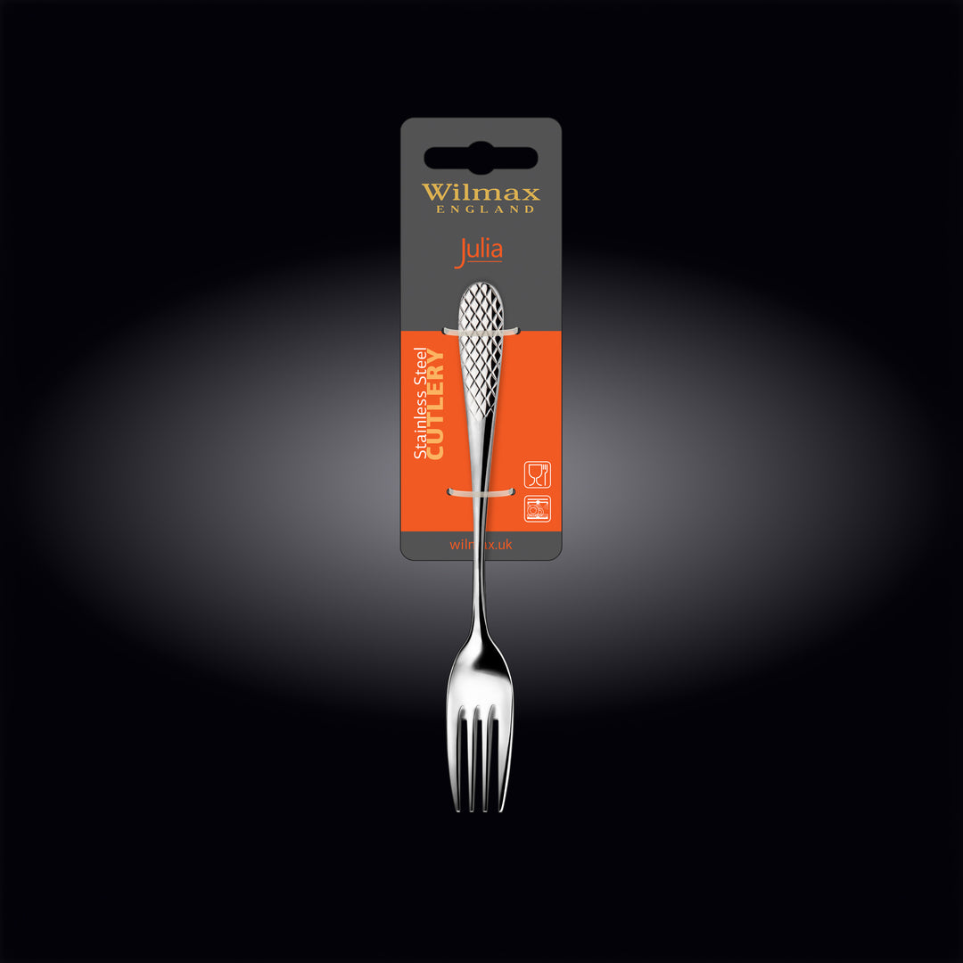 Wilmax Diamond Stainless Steel Forks - silver alternate view