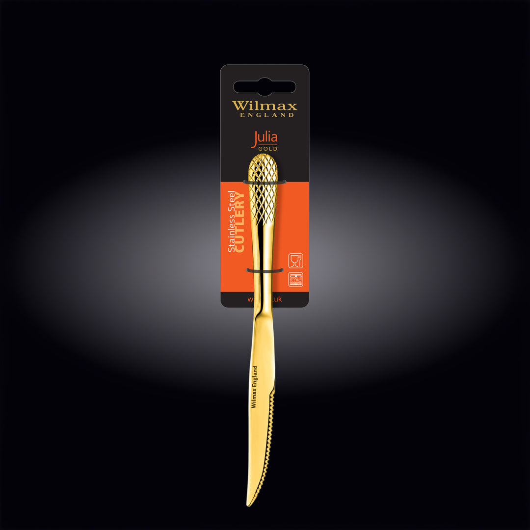 Wilmax Diamond Stainless Steel Steak Knife - additional view