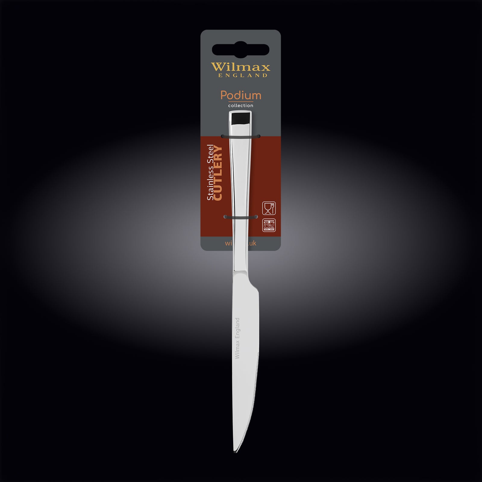 Wilmax England Podium Stainless Steel Steak Knife - additional product image