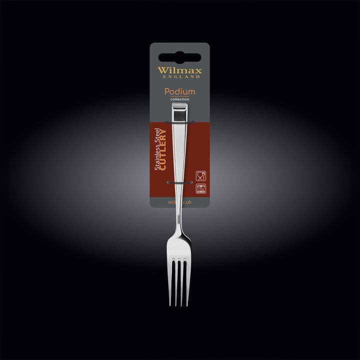 Wilmax Podium salad and dessert fork - alternate view
